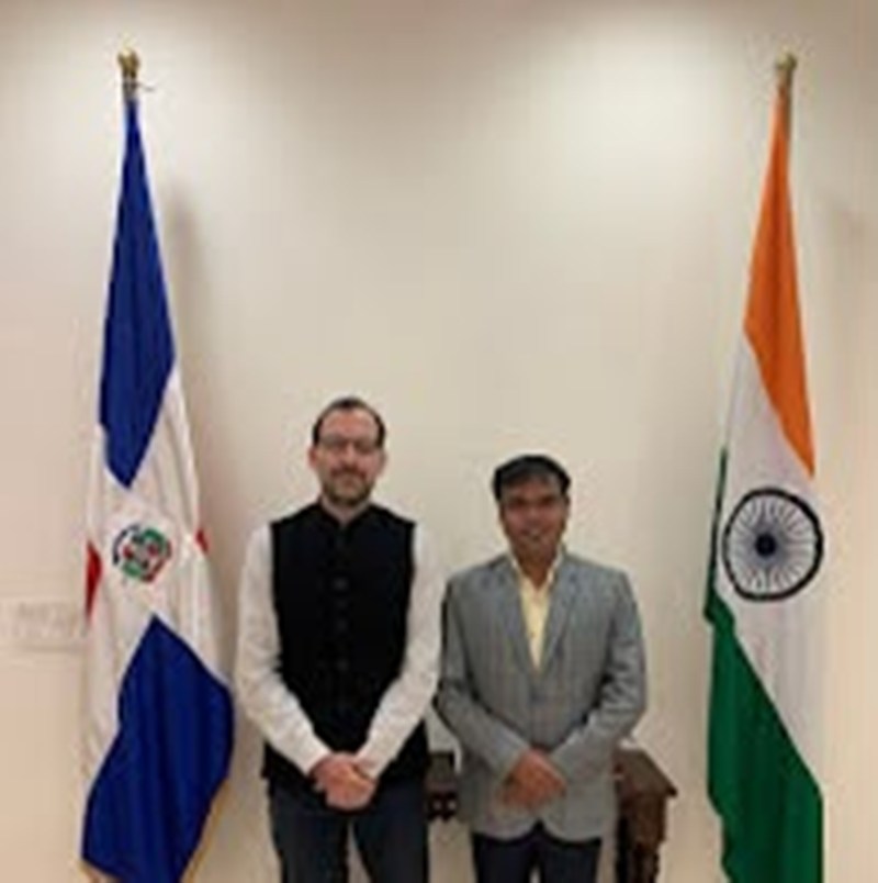 H.E. David Puig, Former Ambassador of the Dominican Republic to India | Diplomat, during an interaction with Tara Institute